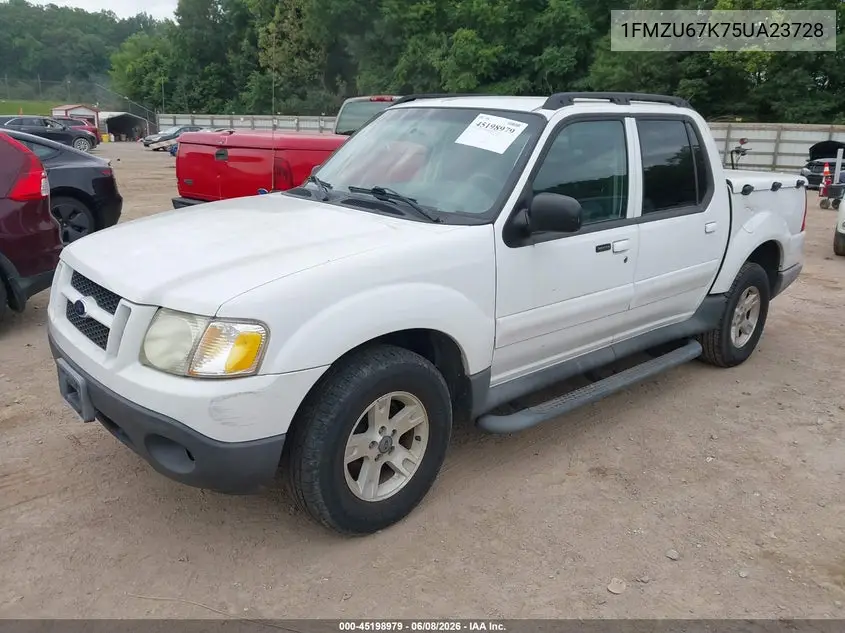 2005 Ford Explorer Sport Trac Adrenalin/Xls/Xlt VIN: 1FMZU67K75UA23728 Lot: 45198979