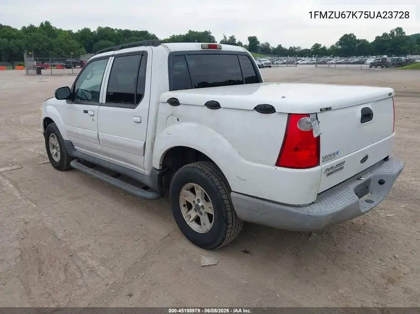 2005 Ford Explorer Sport Trac Adrenalin/Xls/Xlt VIN: 1FMZU67K75UA23728 Lot: 45198979