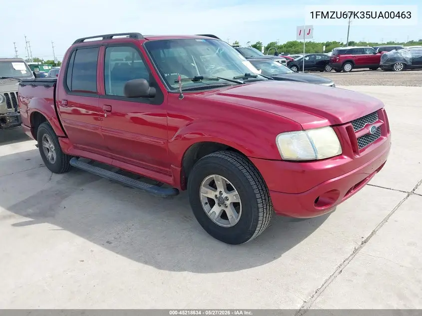 2005 Ford Explorer Sport Trac Adrenalin/Xls/Xlt VIN: 1FMZU67K35UA00463 Lot: 45218634