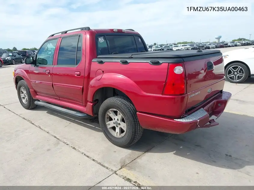 2005 Ford Explorer Sport Trac Adrenalin/Xls/Xlt VIN: 1FMZU67K35UA00463 Lot: 45218634