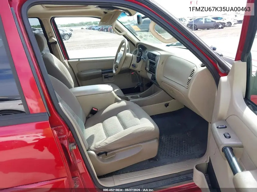 2005 Ford Explorer Sport Trac Adrenalin/Xls/Xlt VIN: 1FMZU67K35UA00463 Lot: 45218634