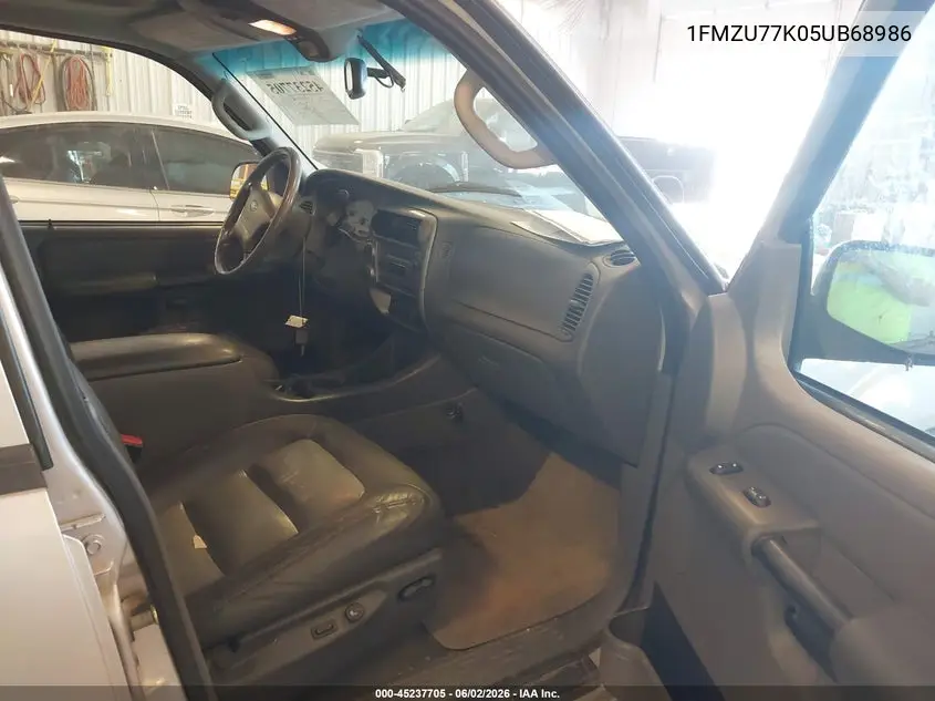 2005 Ford Explorer Sport Trac Adrenalin/Xls/Xlt VIN: 1FMZU77K05UB68986 Lot: 45237705