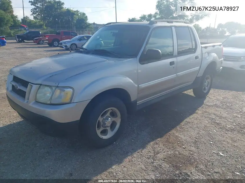 2005 Ford Explorer Sport Trac Adrenalin/Xls/Xlt VIN: 1FMZU67K25UA78927 Lot: 45277624