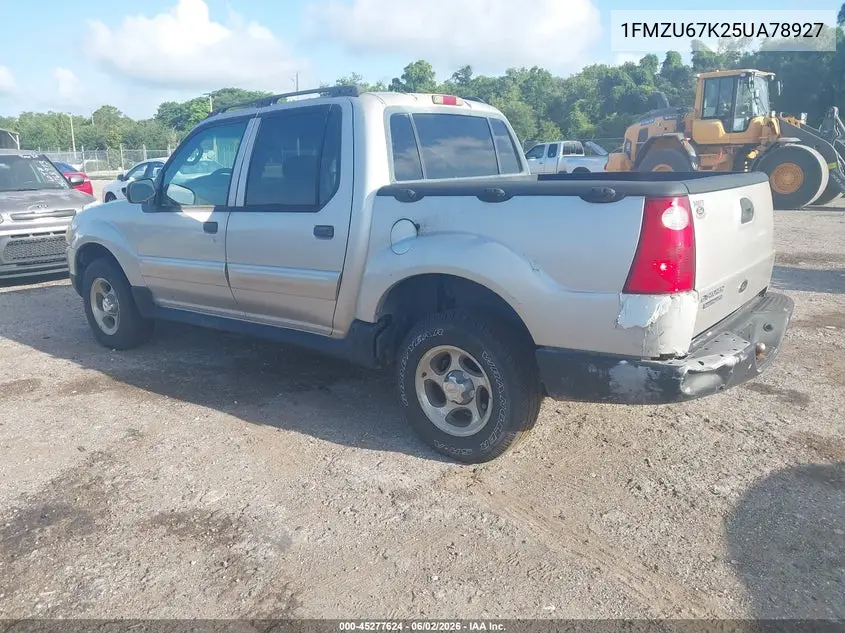 2005 Ford Explorer Sport Trac Adrenalin/Xls/Xlt VIN: 1FMZU67K25UA78927 Lot: 45277624