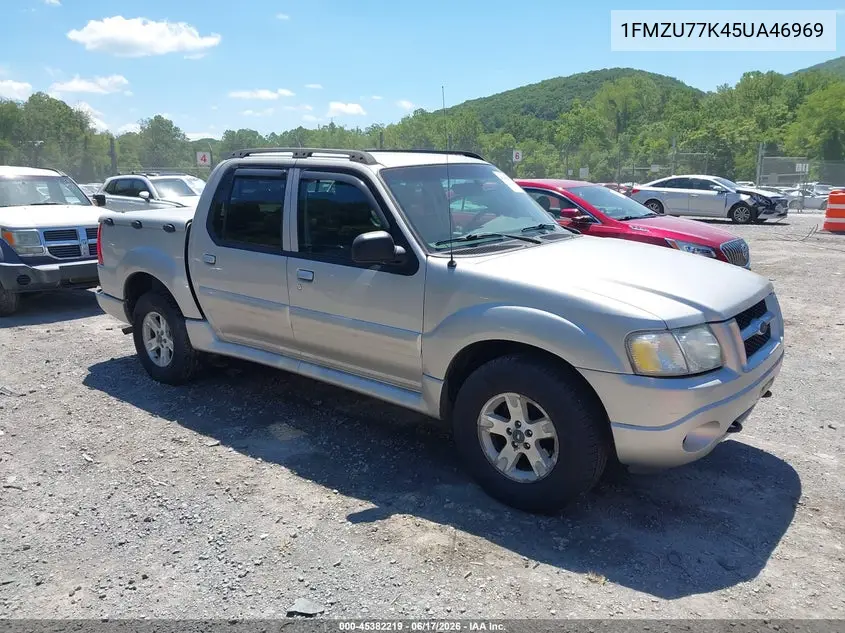 2005 Ford Explorer Sport Trac Adrenalin/Xls/Xlt VIN: 1FMZU77K45UA46969 Lot: 45382219