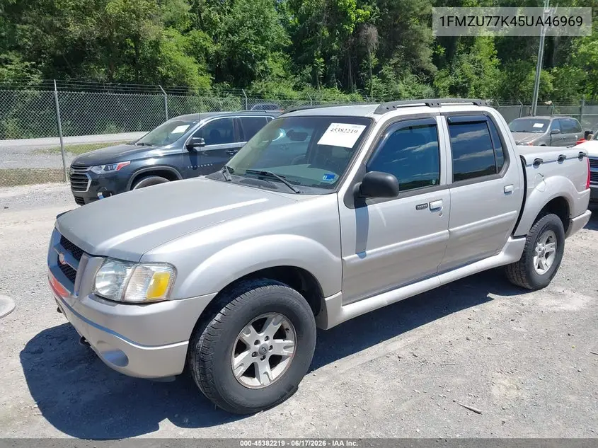 2005 Ford Explorer Sport Trac Adrenalin/Xls/Xlt VIN: 1FMZU77K45UA46969 Lot: 45382219