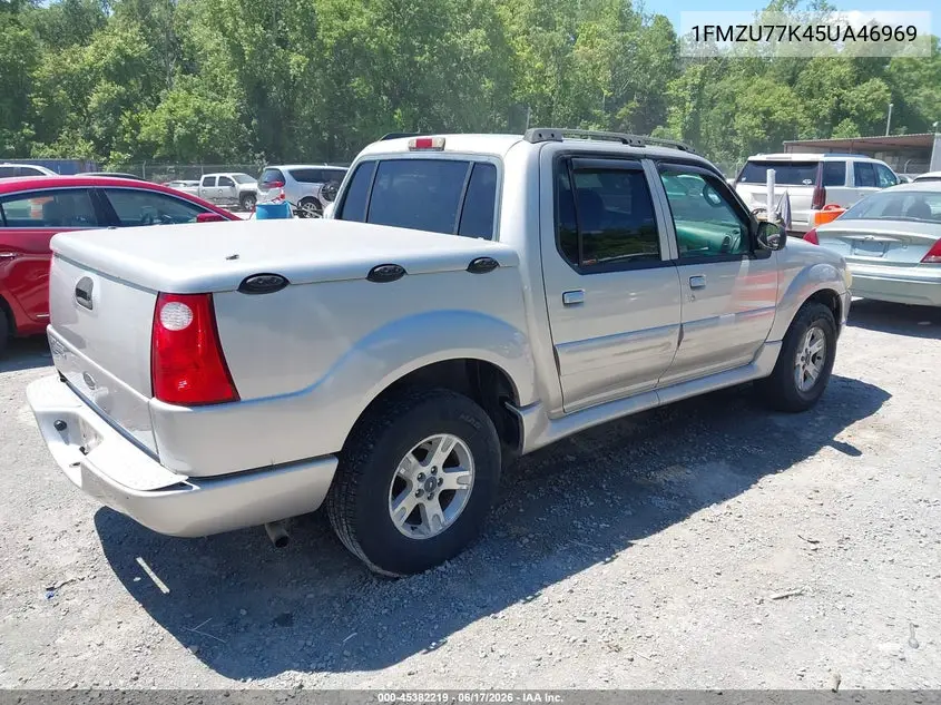 2005 Ford Explorer Sport Trac Adrenalin/Xls/Xlt VIN: 1FMZU77K45UA46969 Lot: 45382219