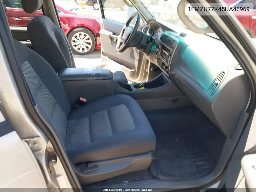 2005 Ford Explorer Sport Trac Adrenalin/Xls/Xlt VIN: 1FMZU77K45UA46969 Lot: 45382219