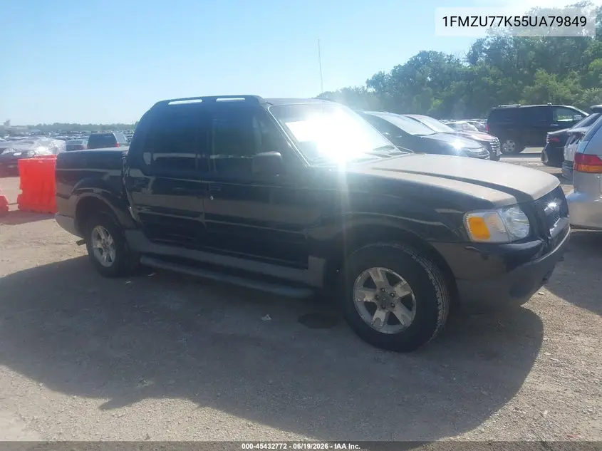 2005 Ford Explorer Sport Trac Adrenalin/Xls/Xlt VIN: 1FMZU77K55UA79849 Lot: 45432772