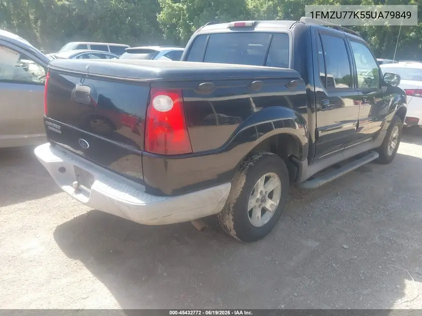 2005 Ford Explorer Sport Trac Adrenalin/Xls/Xlt VIN: 1FMZU77K55UA79849 Lot: 45432772