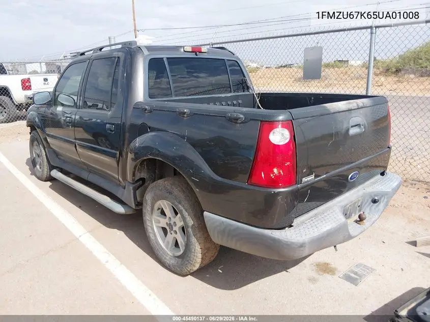 2005 Ford Explorer Sport Trac Adrenalin/Xls/Xlt VIN: 1FMZU67K65UA01008 Lot: 45490137