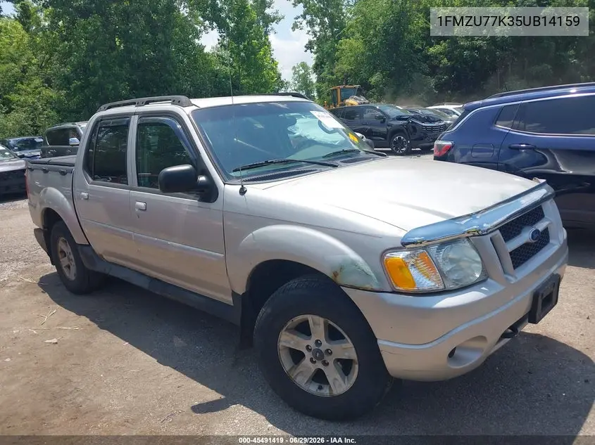 2005 Ford Explorer Sport Trac Adrenalin/Xls/Xlt VIN: 1FMZU77K35UB14159 Lot: 45491419
