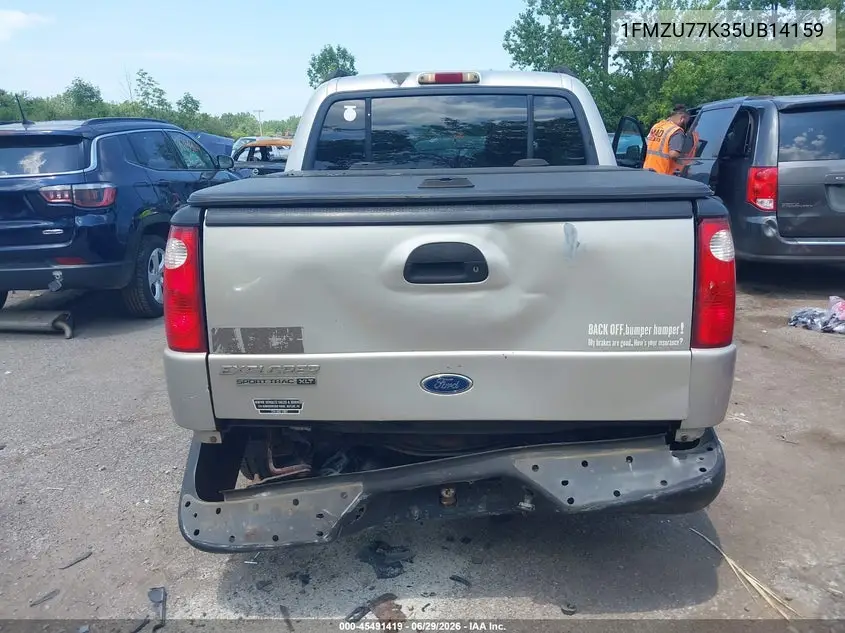 2005 Ford Explorer Sport Trac Adrenalin/Xls/Xlt VIN: 1FMZU77K35UB14159 Lot: 45491419