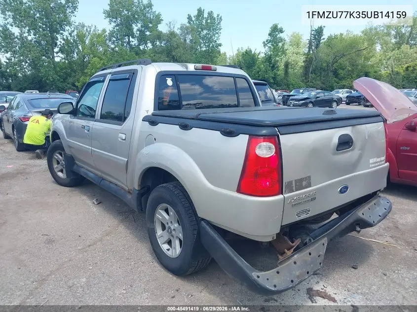 2005 Ford Explorer Sport Trac Adrenalin/Xls/Xlt VIN: 1FMZU77K35UB14159 Lot: 45491419
