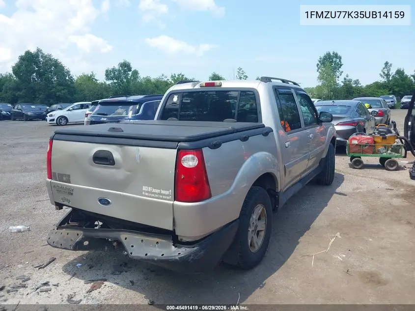 2005 Ford Explorer Sport Trac Adrenalin/Xls/Xlt VIN: 1FMZU77K35UB14159 Lot: 45491419