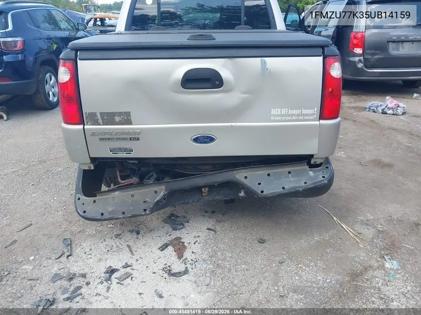 2005 Ford Explorer Sport Trac Adrenalin/Xls/Xlt VIN: 1FMZU77K35UB14159 Lot: 45491419