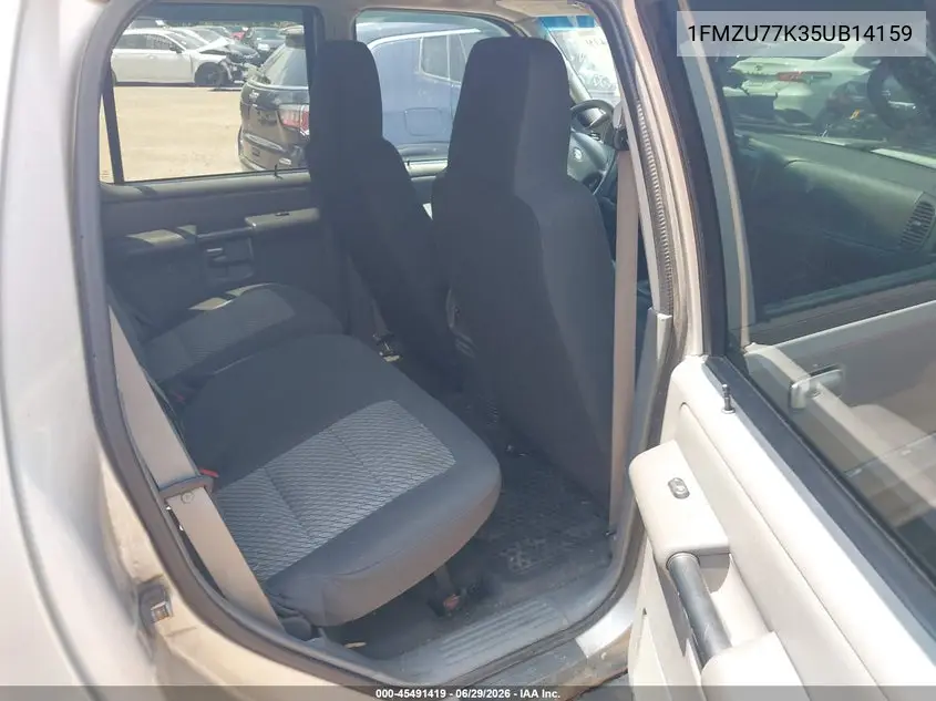 2005 Ford Explorer Sport Trac Adrenalin/Xls/Xlt VIN: 1FMZU77K35UB14159 Lot: 45491419