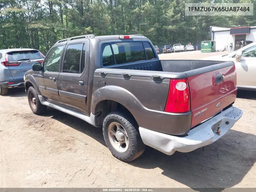 2005 Ford Explorer Sport Trac Adrenalin/Xls/Xlt VIN: 1FMZU67K65UA87484 Lot: 45500893