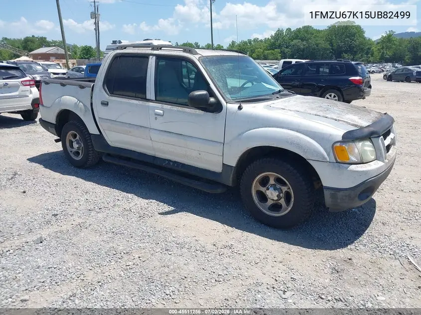 2005 Ford Explorer Sport Trac Adrenalin/Xls/Xlt VIN: 1FMZU67K15UB82499 Lot: 45511256