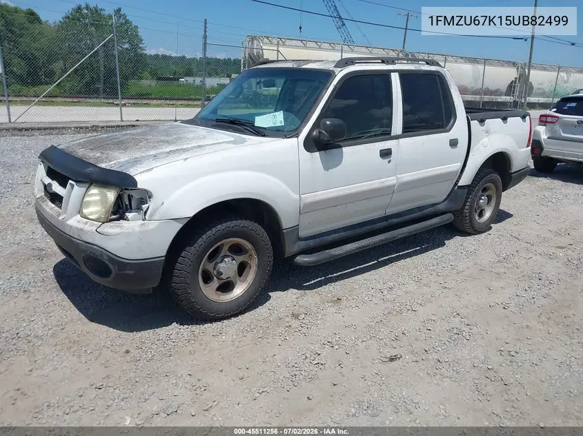2005 Ford Explorer Sport Trac Adrenalin/Xls/Xlt VIN: 1FMZU67K15UB82499 Lot: 45511256