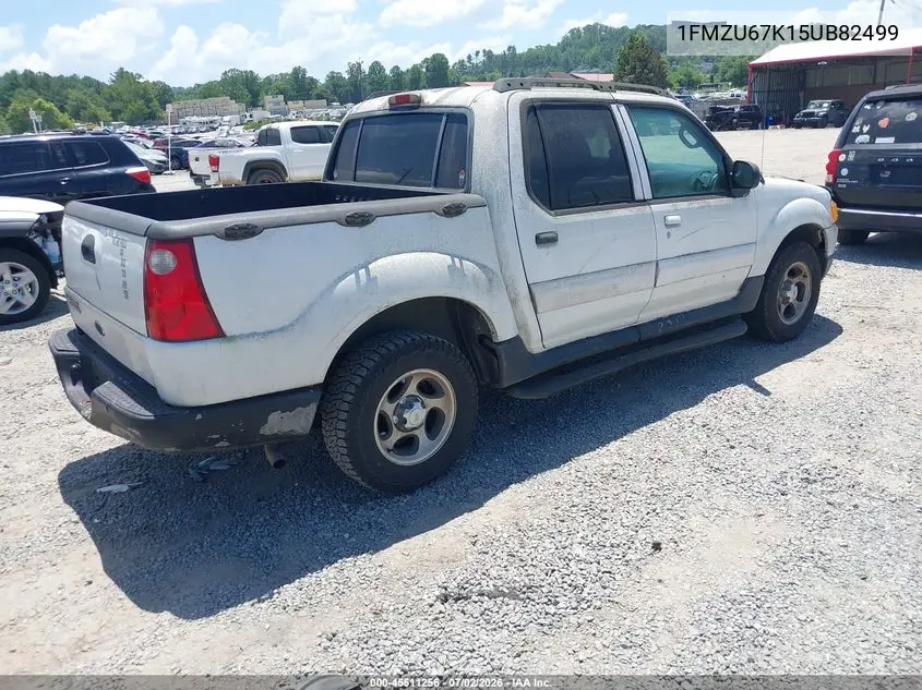 2005 Ford Explorer Sport Trac Adrenalin/Xls/Xlt VIN: 1FMZU67K15UB82499 Lot: 45511256