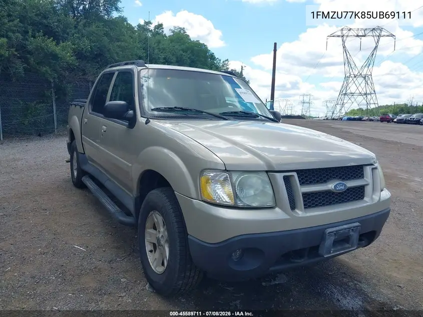 2005 Ford Explorer Sport Trac Adrenalin/Xls/Xlt VIN: 1FMZU77K85UB69111 Lot: 45589711