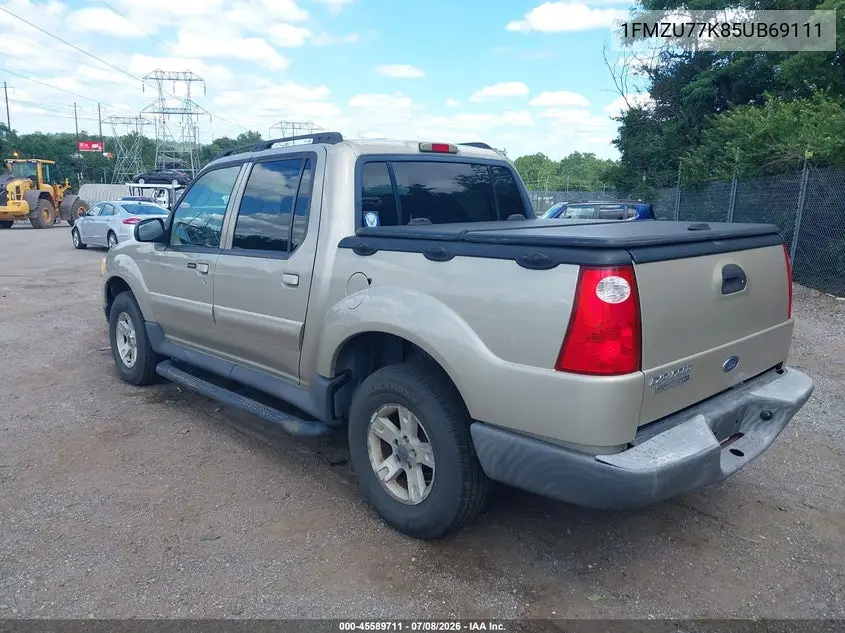 2005 Ford Explorer Sport Trac Adrenalin/Xls/Xlt VIN: 1FMZU77K85UB69111 Lot: 45589711