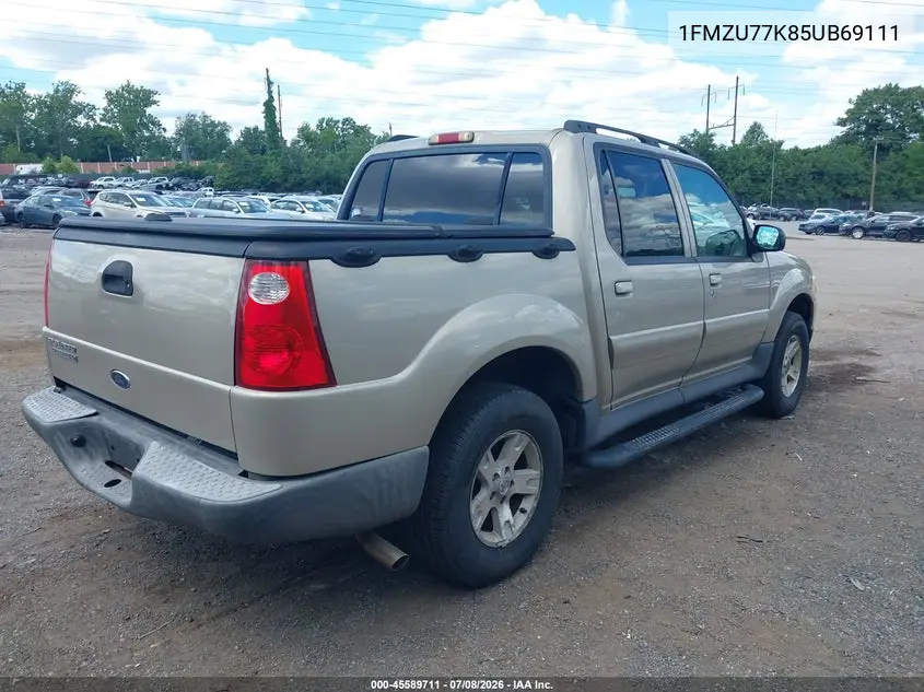 2005 Ford Explorer Sport Trac Adrenalin/Xls/Xlt VIN: 1FMZU77K85UB69111 Lot: 45589711
