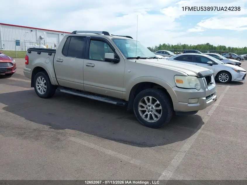 2007 Ford Explorer Sport Trac Limited VIN: 1FMEU53897UA24238 Lot: 12652067