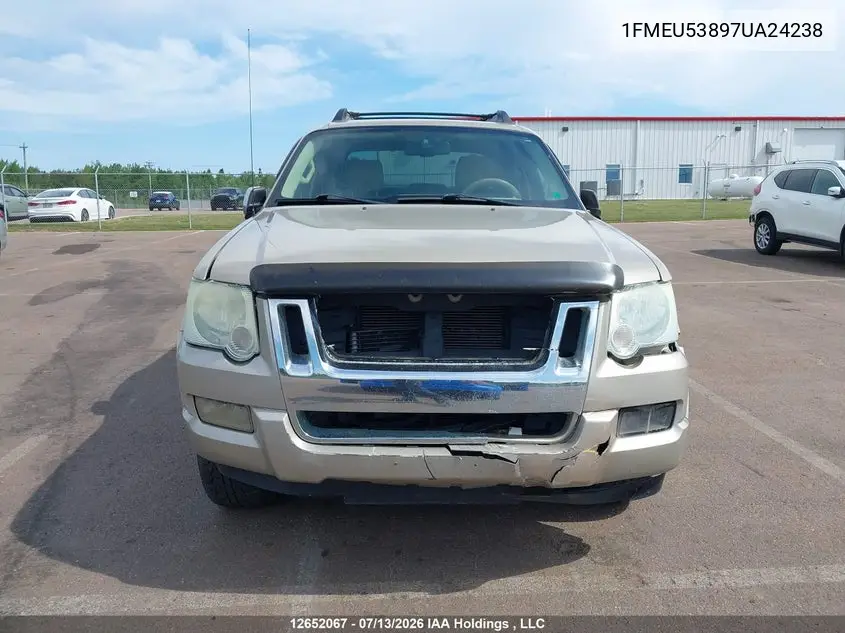 2007 Ford Explorer Sport Trac Limited VIN: 1FMEU53897UA24238 Lot: 12652067