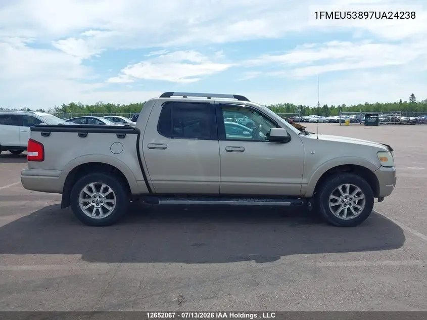 2007 Ford Explorer Sport Trac Limited VIN: 1FMEU53897UA24238 Lot: 12652067