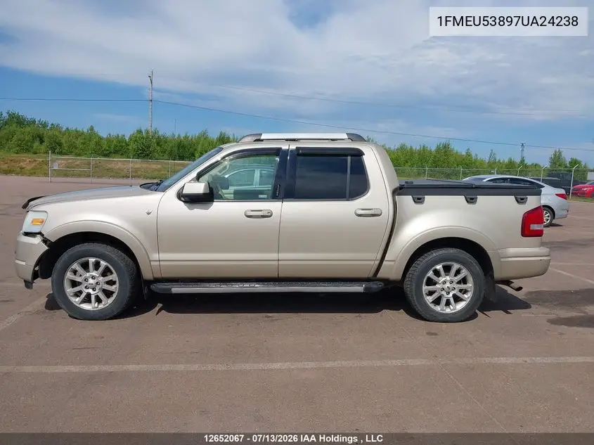 2007 Ford Explorer Sport Trac Limited VIN: 1FMEU53897UA24238 Lot: 12652067