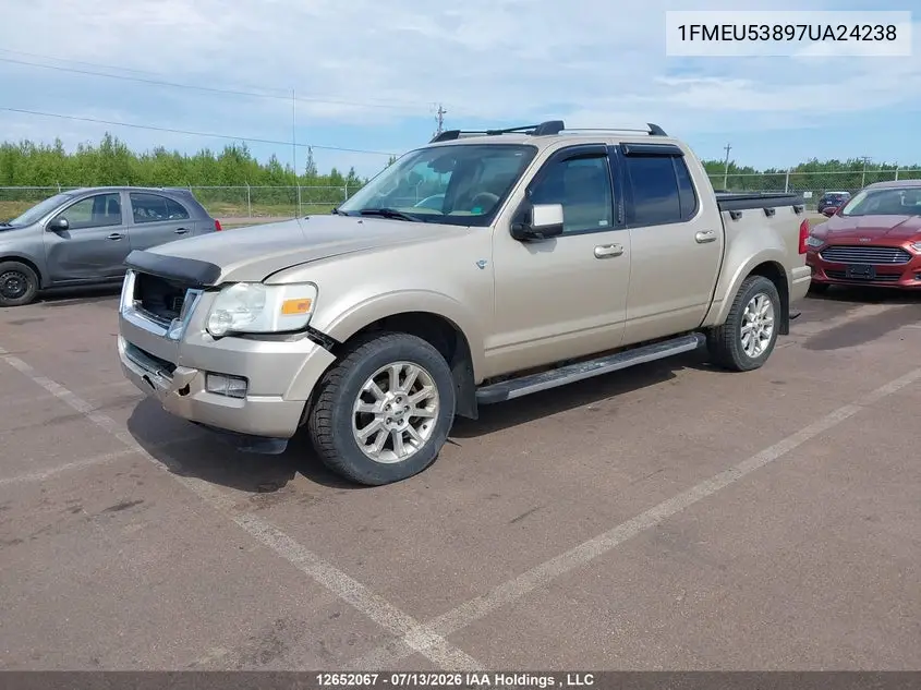 2007 Ford Explorer Sport Trac Limited VIN: 1FMEU53897UA24238 Lot: 12652067