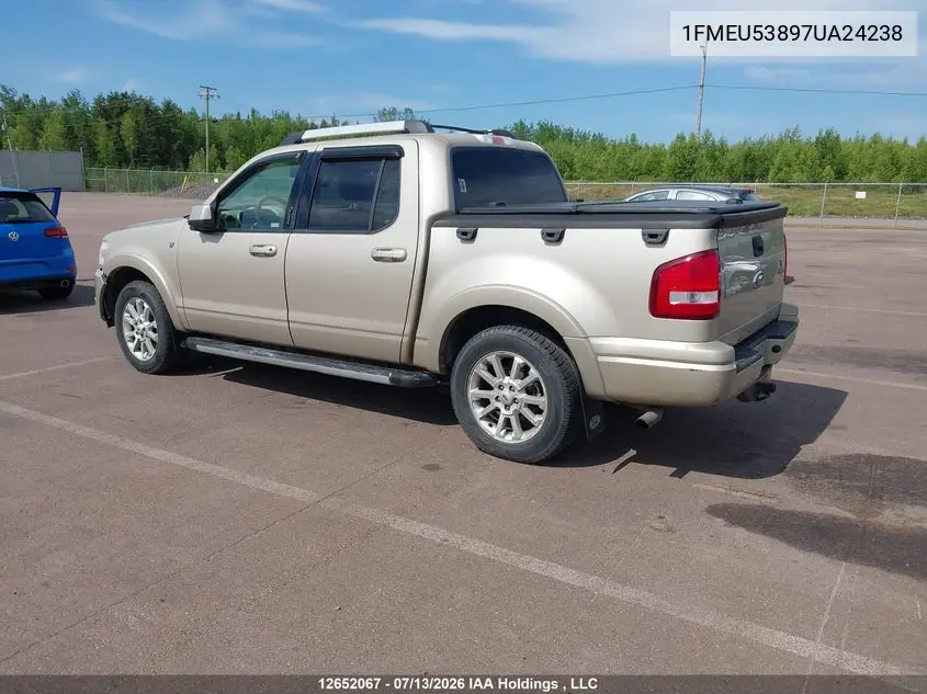 2007 Ford Explorer Sport Trac Limited VIN: 1FMEU53897UA24238 Lot: 12652067