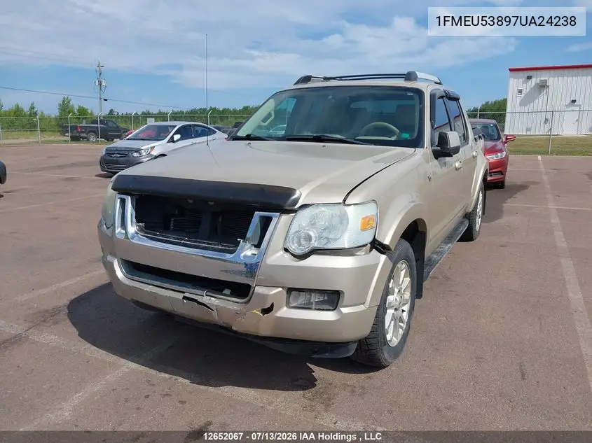 2007 Ford Explorer Sport Trac Limited VIN: 1FMEU53897UA24238 Lot: 12652067