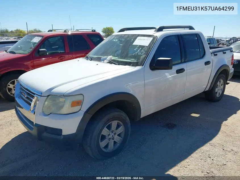 2007 Ford Explorer Sport Trac Xlt VIN: 1FMEU31K57UA64299 Lot: 44658723