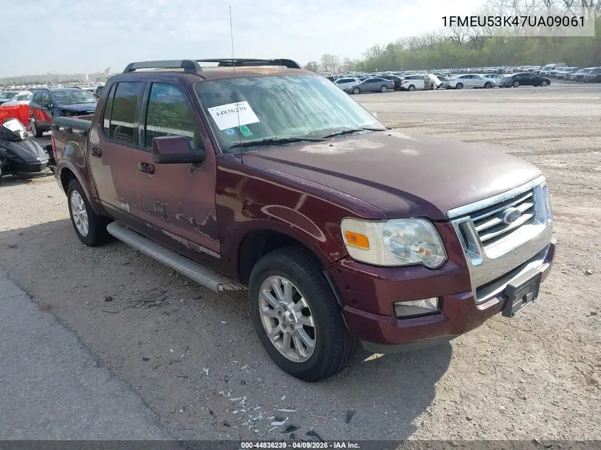 2007 Ford Explorer Sport Trac Limited VIN: 1FMEU53K47UA09061 Lot: 44836239