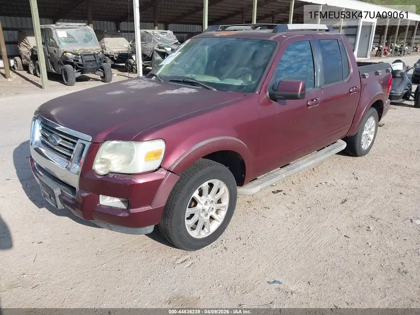 2007 Ford Explorer Sport Trac Limited VIN: 1FMEU53K47UA09061 Lot: 44836239