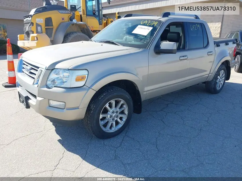 2007 Ford Explorer Sport Trac Limited VIN: 1FMEU53857UA73310 Lot: 44869279