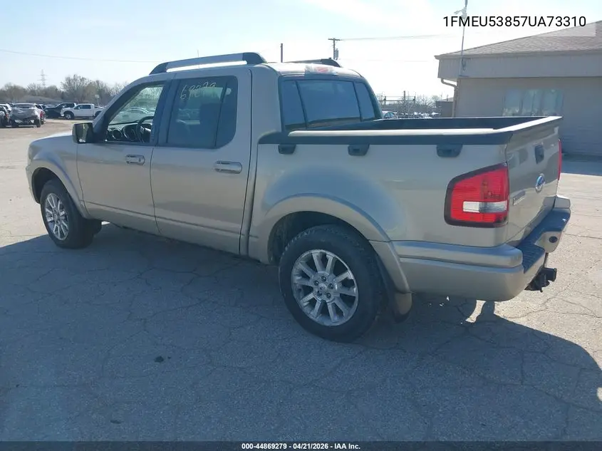 2007 Ford Explorer Sport Trac Limited VIN: 1FMEU53857UA73310 Lot: 44869279