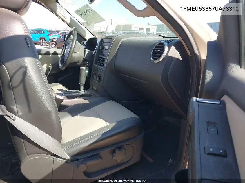 2007 Ford Explorer Sport Trac Limited VIN: 1FMEU53857UA73310 Lot: 44869279