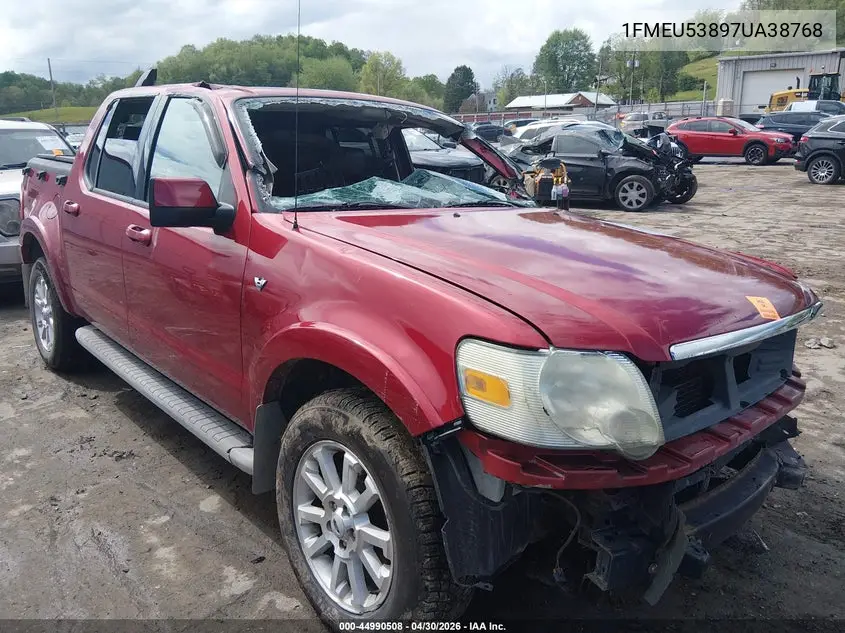 2007 Ford Explorer Sport Trac Limited VIN: 1FMEU53897UA38768 Lot: 44990508