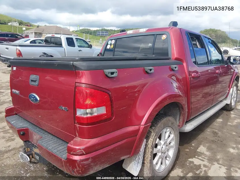 2007 Ford Explorer Sport Trac Limited VIN: 1FMEU53897UA38768 Lot: 44990508