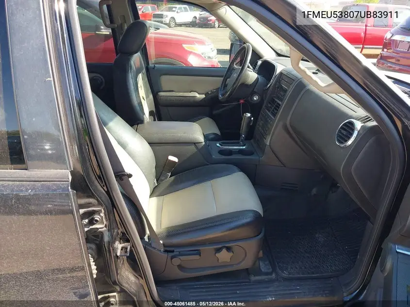 2007 Ford Explorer Sport Trac Limited VIN: 1FMEU53807UB83911 Lot: 45061485