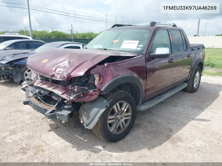 2007 Ford Explorer Sport Trac Limited VIN: 1FMEU33K97UA46269 Lot: 45249442