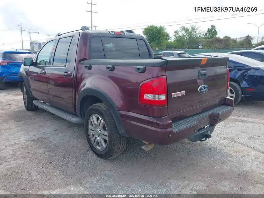2007 Ford Explorer Sport Trac Limited VIN: 1FMEU33K97UA46269 Lot: 45249442