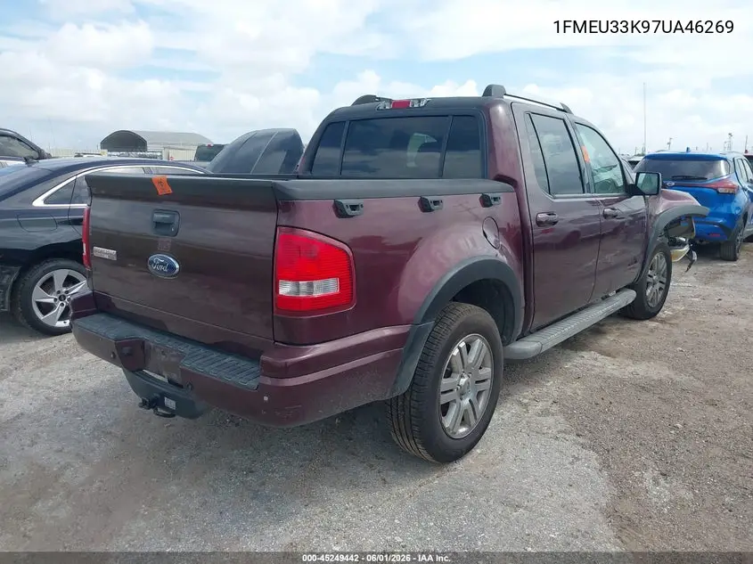 2007 Ford Explorer Sport Trac Limited VIN: 1FMEU33K97UA46269 Lot: 45249442