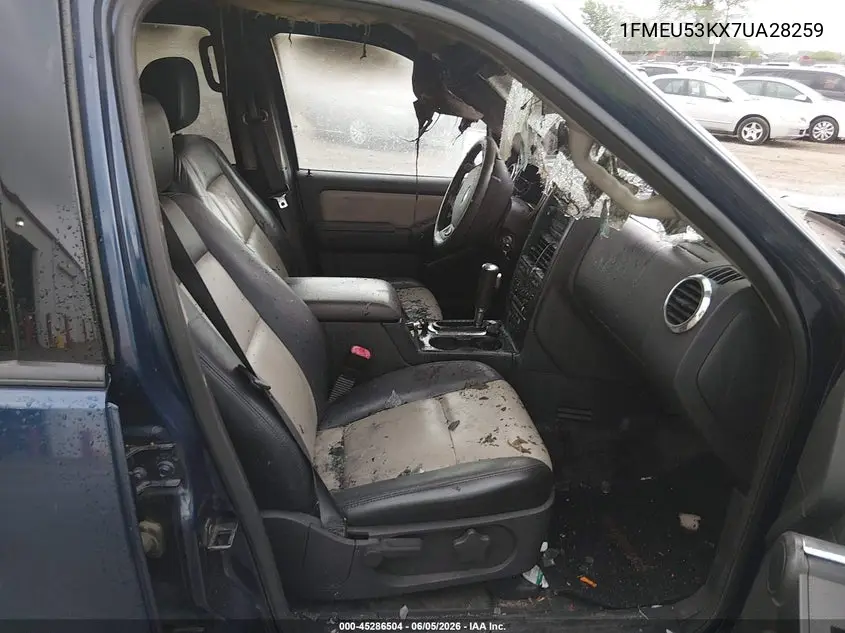 2007 Ford Explorer Sport Trac Limited VIN: 1FMEU53KX7UA28259 Lot: 45286504