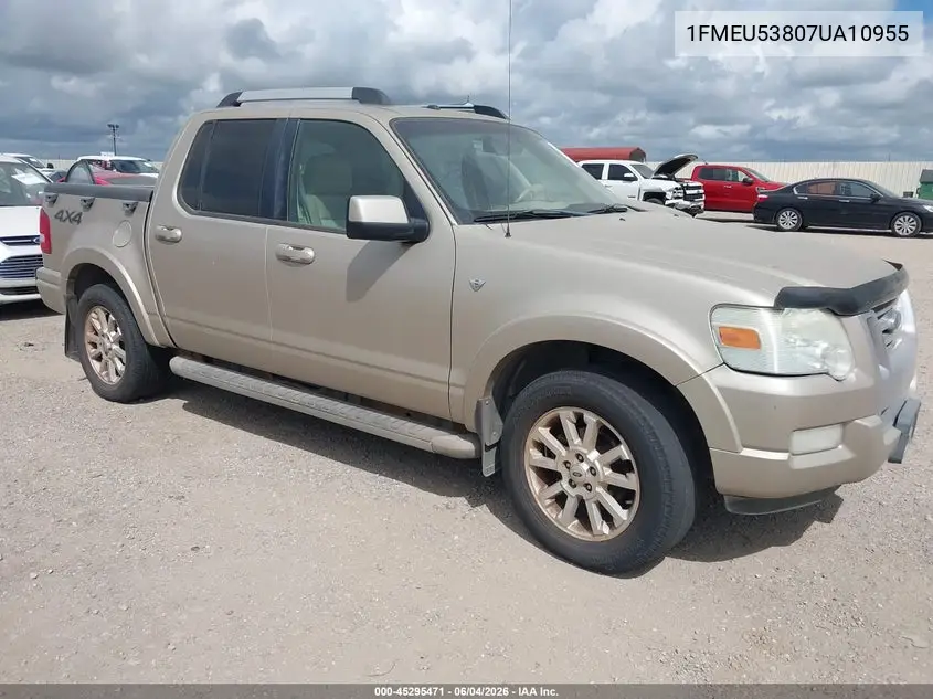2007 Ford Explorer Sport Trac Limited VIN: 1FMEU53807UA10955 Lot: 45295471