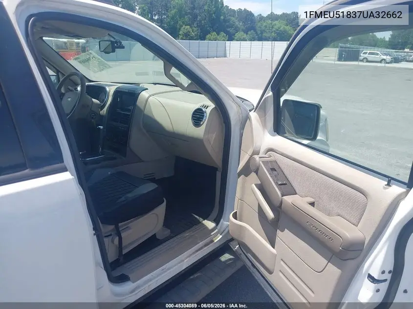 2007 Ford Explorer Sport Trac Xlt VIN: 1FMEU51837UA32662 Lot: 45304089